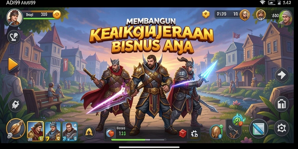 Gambaran gameplay seru dan strategis di ADI99.