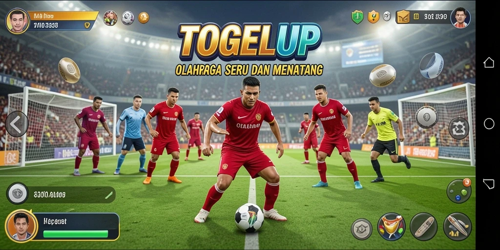 Tampilan gameplay TOGELUP yang seru dan menantang.