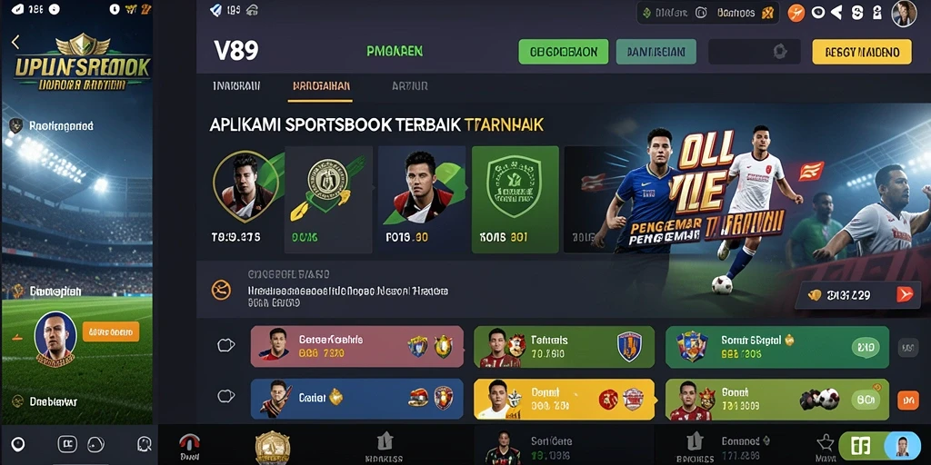 Tampilan menarik dari gameplay taruhan di V89.